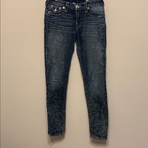 Women’s true religion denim leggings size 27